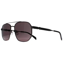 Alexander McQueen Aviator|Aviator^Sunglasses AM0458S 001 Ruthenium Grey