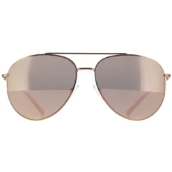 Armani Exchange Aviator^Sunglasses AX2043S 61034Z Shiny Rose Gold Grey Mirror