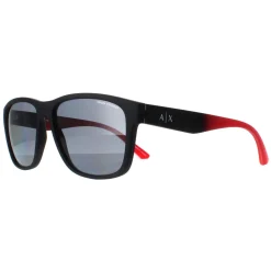 Armani Exchange Polarised|Square^Sunglasses AX4135S 807881 Matte Black Grey Polarized