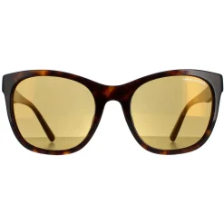 Armani Exchange Cat-Eye^Sunglasses AX4105SF 82135A Shiny Havana Gold Mirror