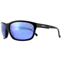 Arnette Polarised|Wrap^Sunglasses 4263 41/22 Black Dark Grey Mirror Water Polarized