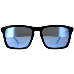 Arnette Polarised|Rectangle^Sunglasses AN4283 Shyguy 01/22 Matte Black Dark Grey Mirror Wa
