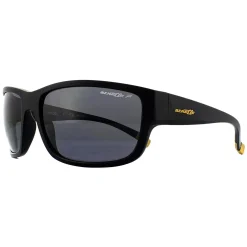 Arnette Polarised|Rectangle^Sunglasses Bushwick 4256 01/81 Black Polarized Grey