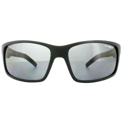 Arnette Polarised^Sunglasses Fastball 4202 447/81 Fuzzy Black Grey Polarized