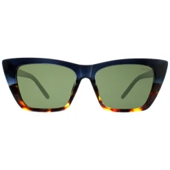 Atum Cat-Eye^Sunglasses Arid C1 Shiny Gradient Demi G15 Green