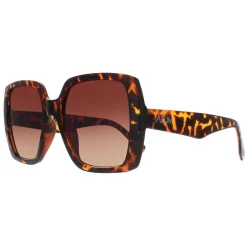 Atum Square^Sunglasses Zouk C2 Shiny Havana Brown Gradient