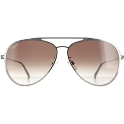 Bally Aviator^Sunglasses BY0024-D 08K Gunmetal Grey Gradient