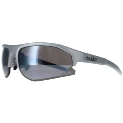 Bolle Polarised|Semi Rimless^Sunglasses Bolt2 BS003002 Matte Silver Volt+ Cold White Polarize