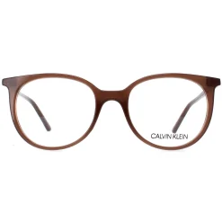 Calvin Klein Round|Round^Glasses Frames CK19508 210 Milky Brown Women