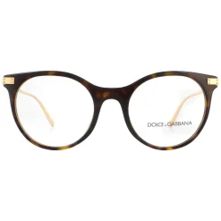 Dolce u0026 Gabbana Round|Round^Dolce & Gabbana Glasses Frames DG3330 502 Havana Women