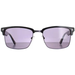 Duck and Cover Semi Rimless^Sunglasses DCS019 C1 Black Grey