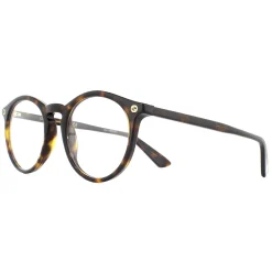 Gucci Round^Glasses Frames GG0121O 002 Havana Men
