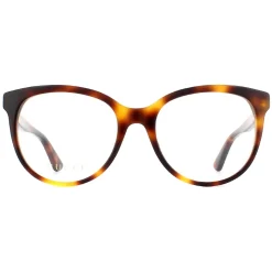 Gucci Round|Round^Glasses Frames GG0329O 002 Light Havana Women