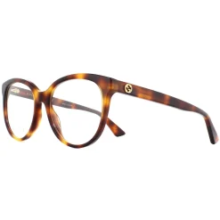 Gucci Round|Round^Glasses Frames GG0329O 002 Light Havana Women