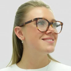 Gucci Round|Round^Glasses Frames GG0329O 002 Light Havana Women