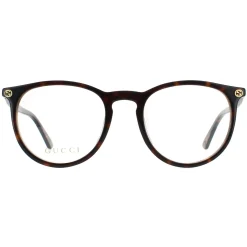 Gucci Round|Round^Glasses Frames GG0027O 002 Havana Women