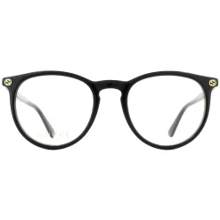 Gucci Round|Round^Glasses Frames GG0027O 001 Black Women