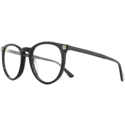 Gucci Round|Round^Glasses Frames GG0027O 001 Black Women