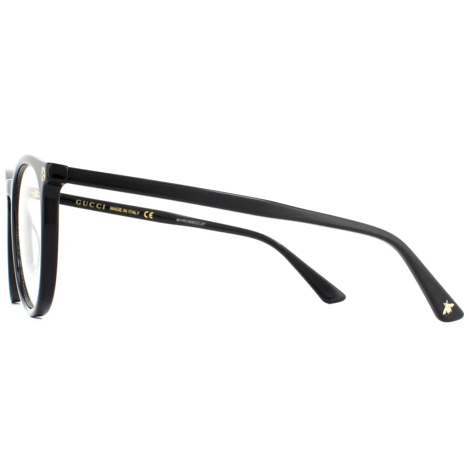 Gucci Round|Round^Glasses Frames GG0027O 001 Black Women