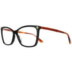 Gucci Gucci^Glasses Frames GG0025O 003 Black Havana Women