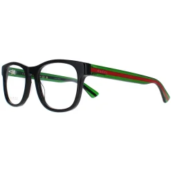 Gucci Round^Glasses Frames GG0004ON 002 Black Men