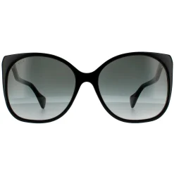 Gucci Rectangle^Sunglasses GG1010S 001 Black Grey