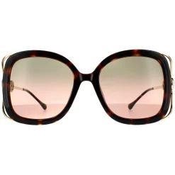 Gucci Rectangle^Sunglasses GG1021S 001 Havana Green