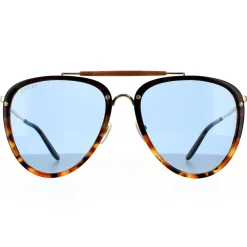 Gucci Gucci|Aviator^Sunglasses GG0672S 004 Havana Blue