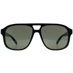 Gucci Gucci|Aviator^Sunglasses GG1856S 001 Shiny Black Grey