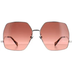 Gucci Gucci|Butterfly^Sunglasses GG1005S 004 Silver Brown Gradient