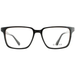 Guess Rectangle^Glasses Frames GU50047 001 Shiny Black Men