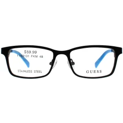 Guess Rectangle|Rectangle^Glasses Frames GU9143-3 002 Matte Black Men Women