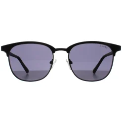 Guess Guess|Semi Rimless^Sunglasses GU00052 02A Matte Black Smoke Grey