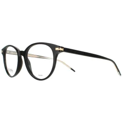 Hugo Boss Round|Round^Glasses Frames BOSS 1270 2M2 Black Gold Men Women