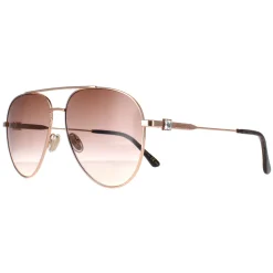Jimmy Choo Aviator|Jimmy Choo^Sunglasses OLLY/S DDB HA Gold Copper Brown Gradient