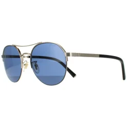 Police Aviator|Police^Sunglasses SPLA24 Lewis 03 0594 Shiny Light Gold Blue