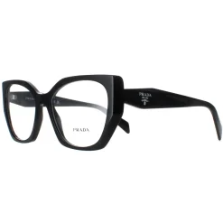 Prada Prada^Eyeglasses PR18WV 1AB1O1 Black Women