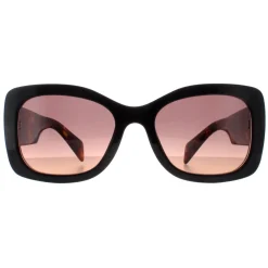 Prada Prada|Oval^Sunglasses PRA08S 12O50C Mahogany Brown Gradient