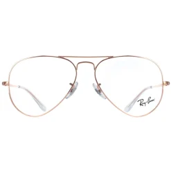 Ray-Ban Aviator|Ray-Ban^Glasses Frames RX6489 Aviator 3094 Rose Gold Men Women