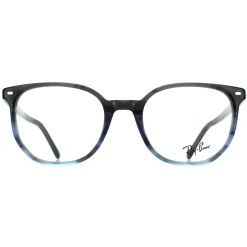 Ray-Ban Round|Round^Glasses Frames RX5397 Elliot 8254 Striped Grey and Blue Men Wo