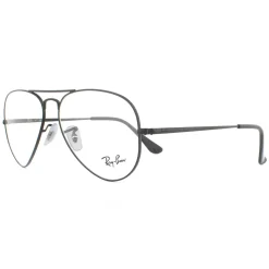 Ray-Ban Aviator|Ray-Ban^Glasses Frames RX6489 2503 Black Men Women 58mm
