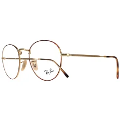 Ray-Ban Round|Round^Glasses Frames RX3582V David 2945 Havana on Gold Men Women