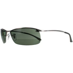 Ray-Ban Polarised|Ray-Ban^Rayban Sunglasses Top Bar 3183 Gunmetal Polarized Green 004/9A