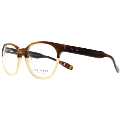 Ted Baker Round|Round^Glasses Frames TB8197 Cade 162 Brown Horn and Honey Men Wome