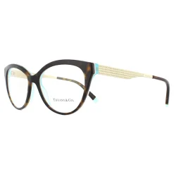 Tiffany Tiffany^Glasses Frames TF2180 8275 Havana Crystal Blue 54mm