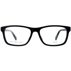 Tommy Hilfiger Rectangle|Tommy Hilfiger^Glasses Frames TH1760 003 Matte Black Men Women