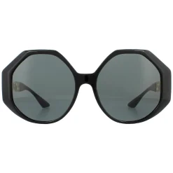 Versace Square|Versace^Sunglasses VE4395 534587 Black Dark Grey