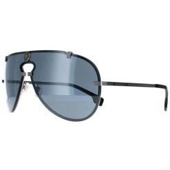 Versace Versace|Aviator^Sunglasses VE2243 10016G Gunmetal Grey Mirror Black